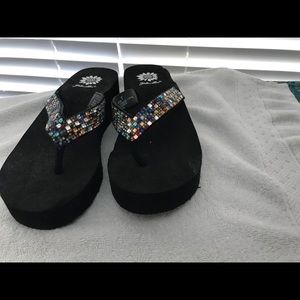 Yellow Box Flip Flops